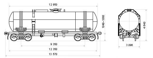 вагон-цистерна мод.15-869