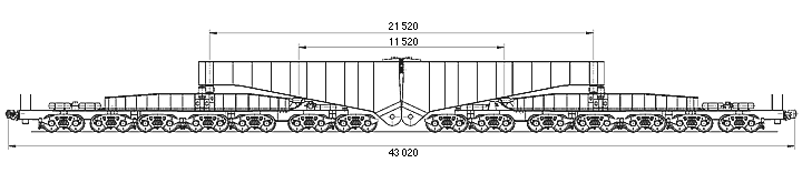 сочлененный транспортер мод. 14-135